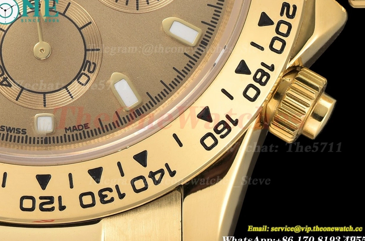 Dial 40mm GDF Gold A3836 YG Daytona YG 0513